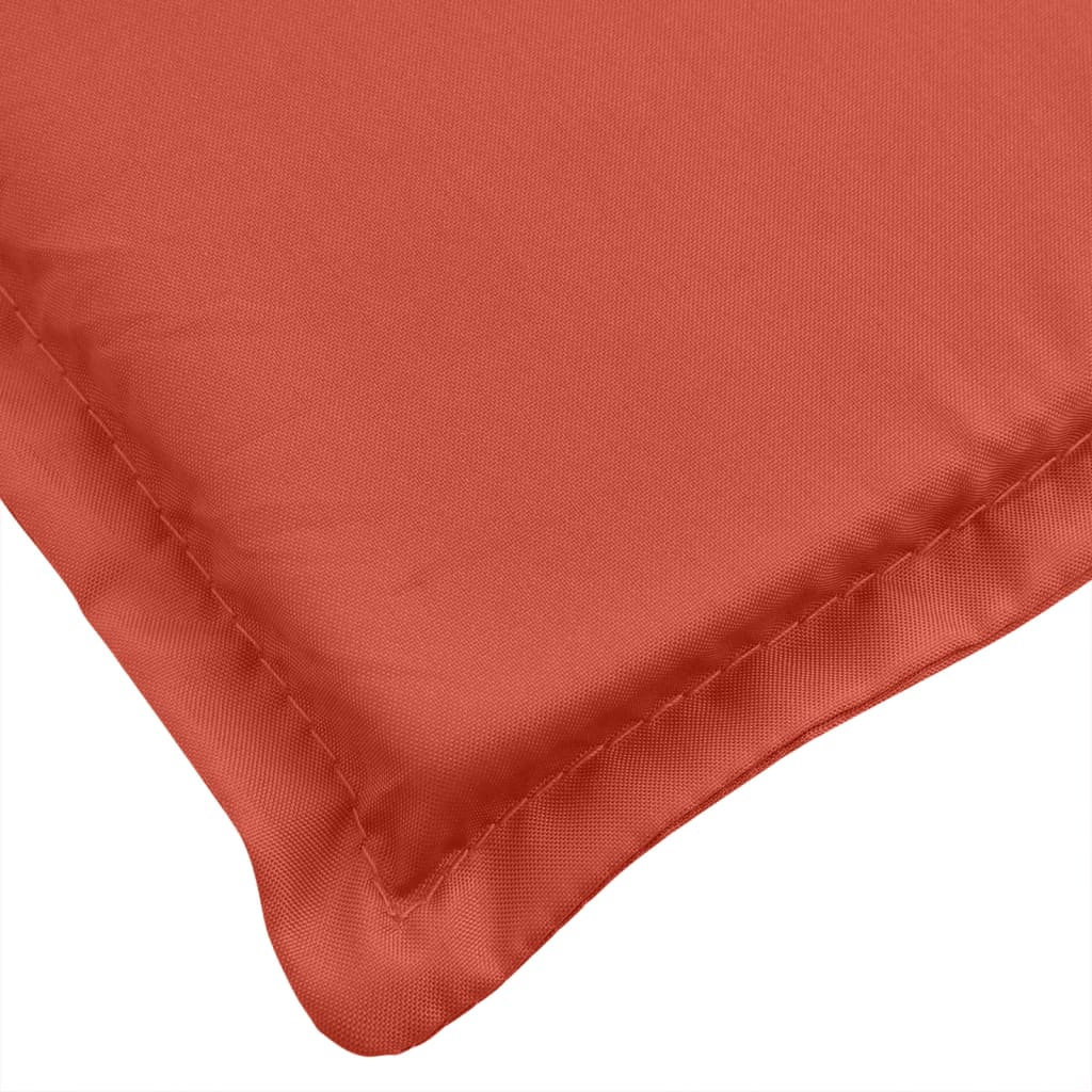 Highback Chair Cushions 2 pcs Melange Red 47.2"x19.7"x1.6" Fabric