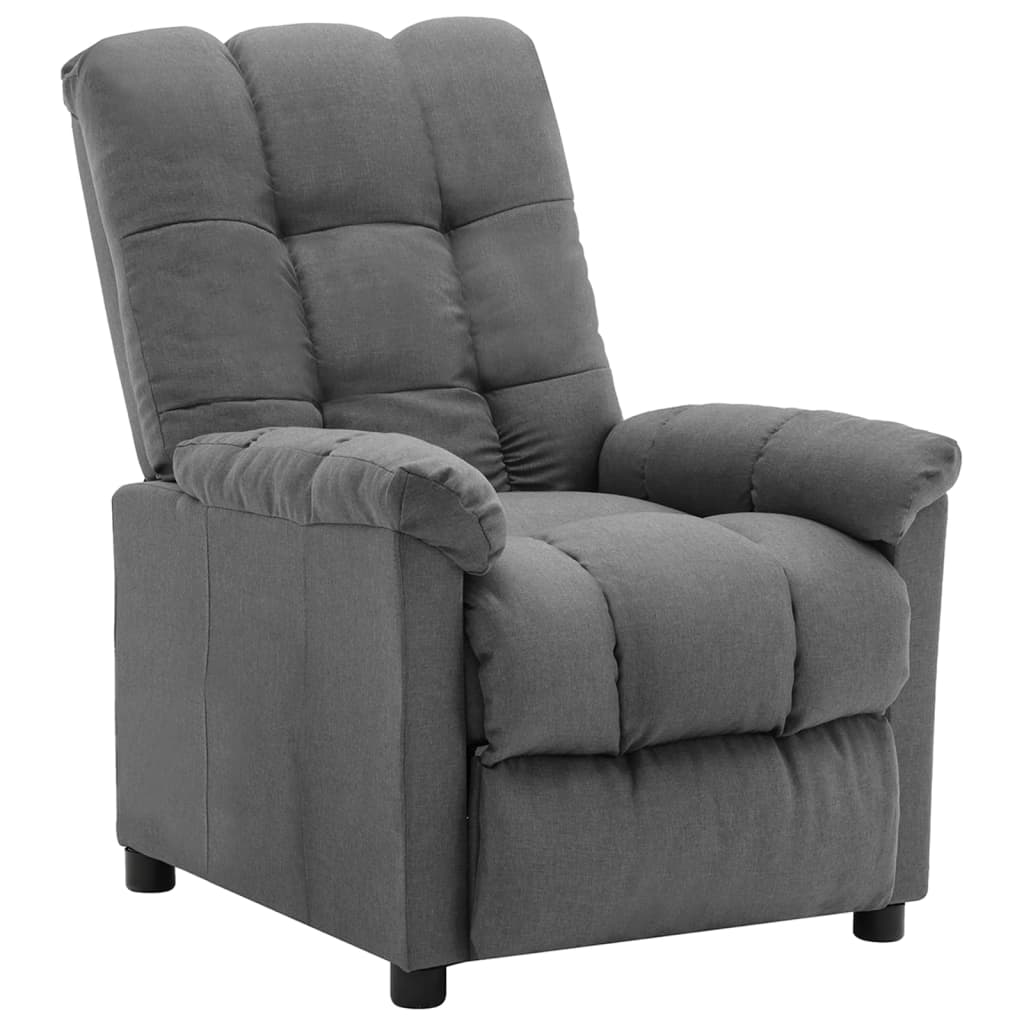 Recliner Light Gray Fabric