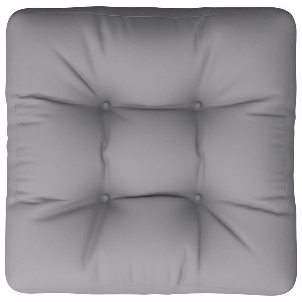 Pallet Cushion Gray 19.7"x19.7"x4.7" Fabric