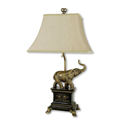 Antique Elephant Table Lamp