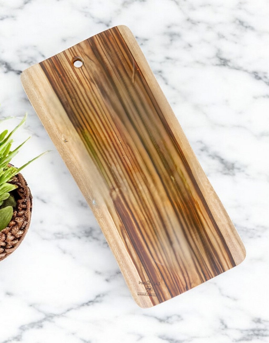 31" Artisan Organic Natural Wood Anti Bacterial Cutting Board