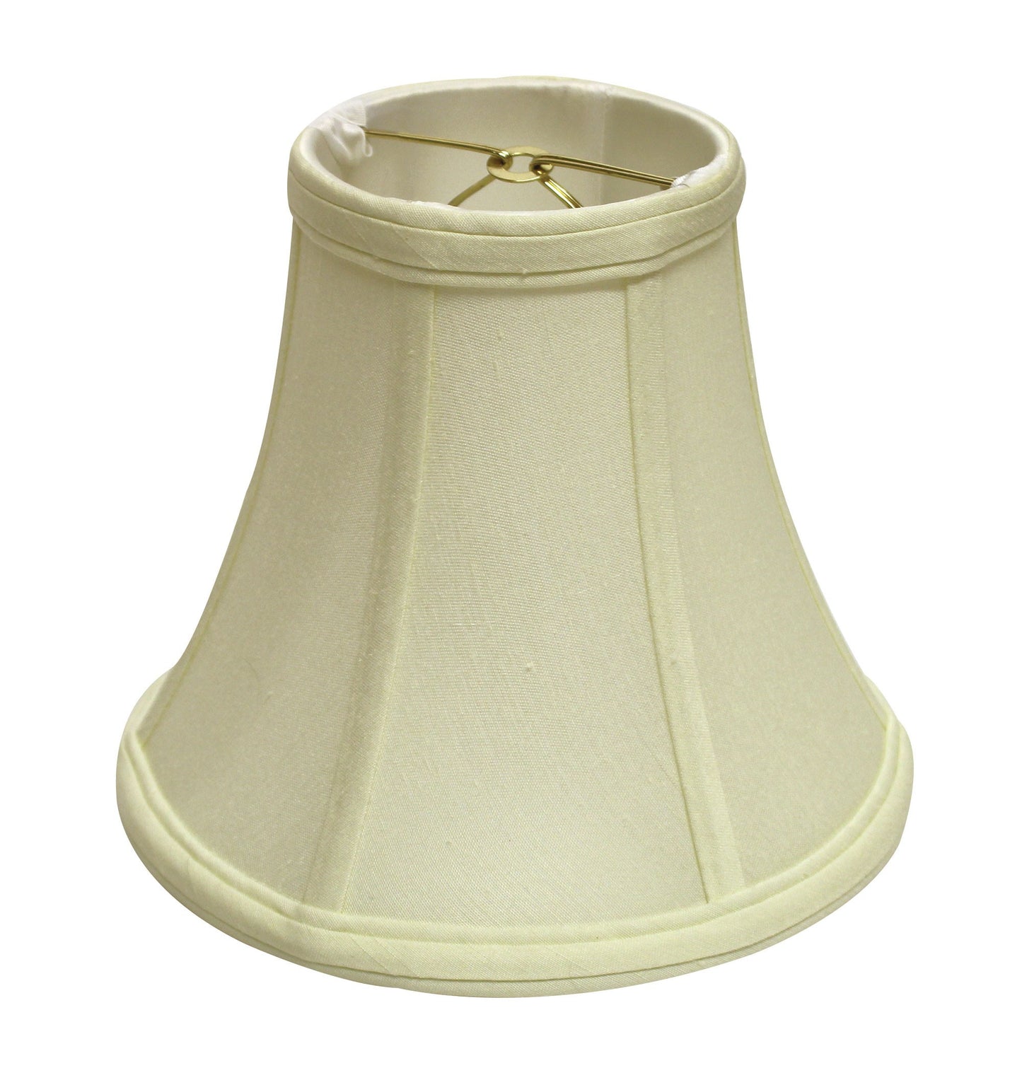 8" Ivory Premium Bell Monay Shantung Lampshade