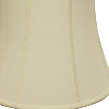 16" Ivory Altered Bell Monay Shantung Lampshade