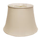 16" Biege Sloped Euro Bell Pongee Shantung Lampshade