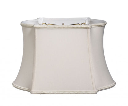 14" Cream Premium Oblong Shantung Lampshade