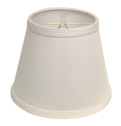 White No Slub Innsbruck Empire Lamp shade 8 Bottom