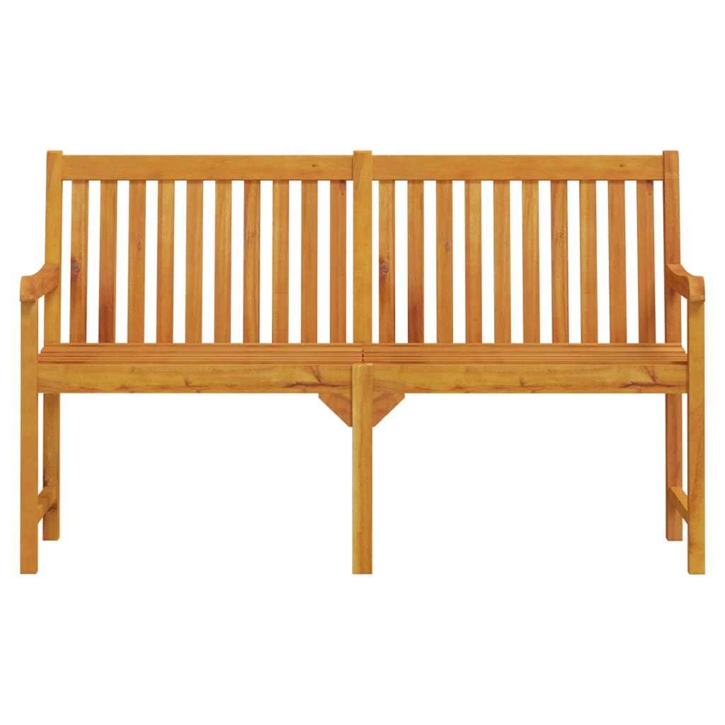 Patio Bench 59.1" Solid Acacia Wood