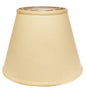 14" Parchment Biege Empire Deep Slanted Linen Lampshade