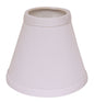 5" White Set of 6 Chandelier No Slub Lampshades