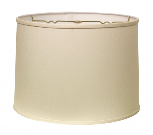 13" Ivory Throwback Drum No Slub Lampshade