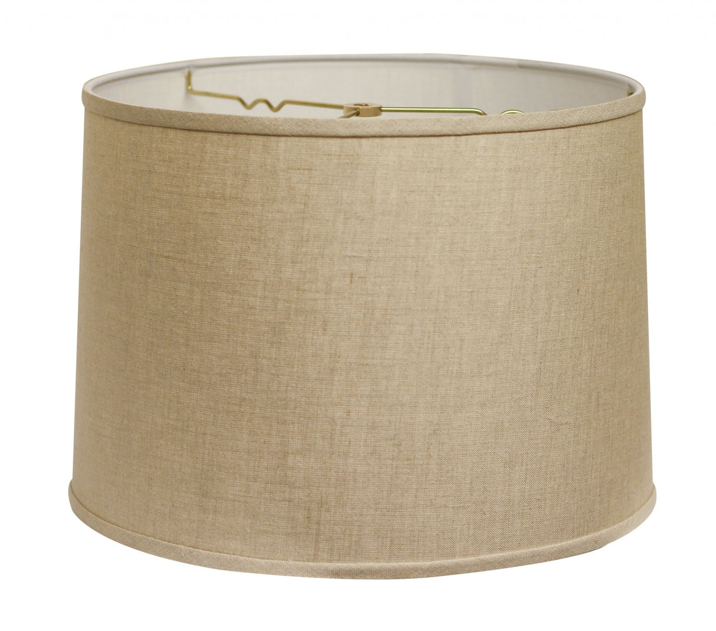 13" Dark Wheat Throwback Drum Linen Lampshade