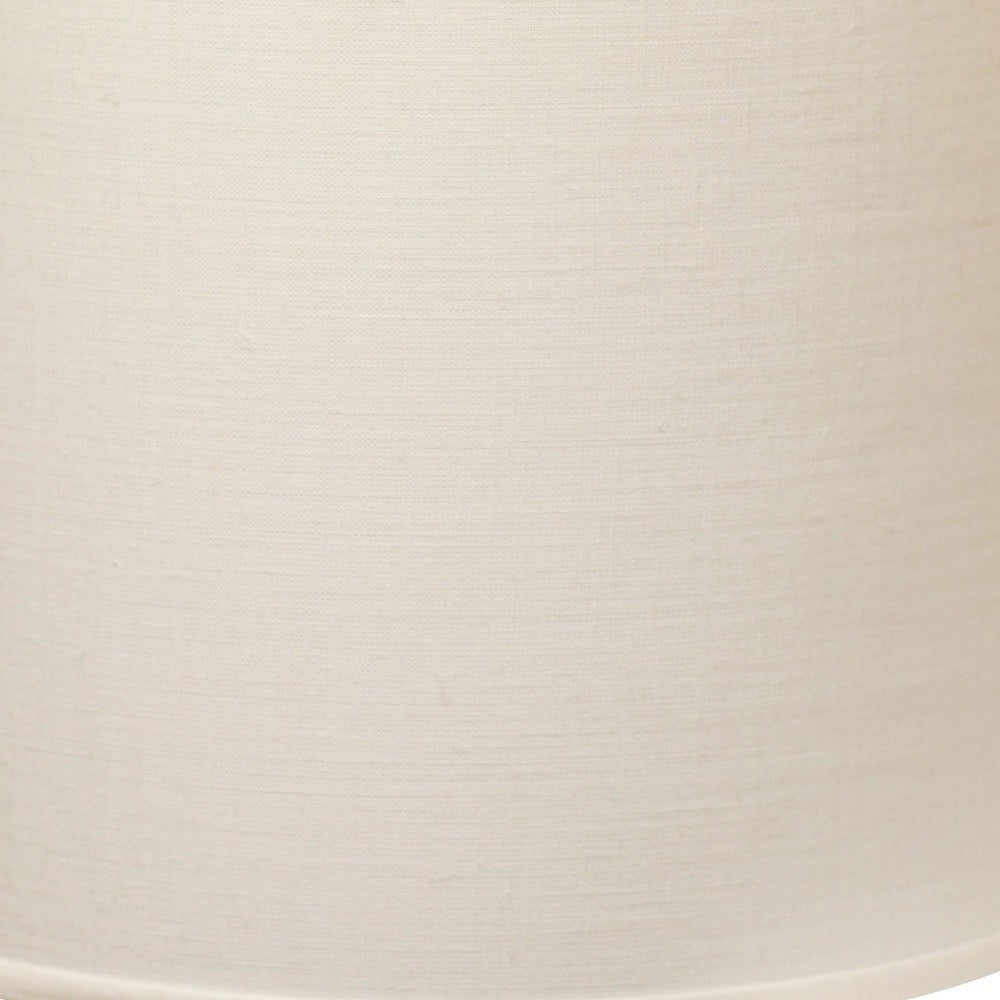 13" Dark Wheat Throwback Drum Linen Lampshade