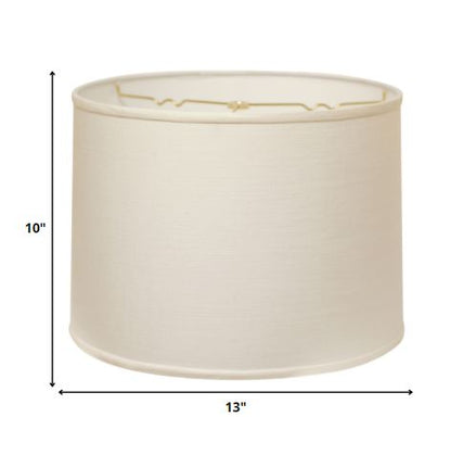 13" Dark Wheat Throwback Drum Linen Lampshade