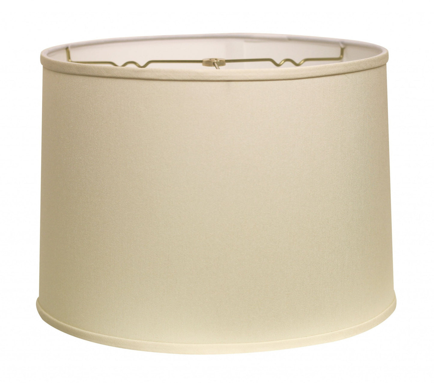 14"  Ivory Throwback Drum No Slub Lampshade