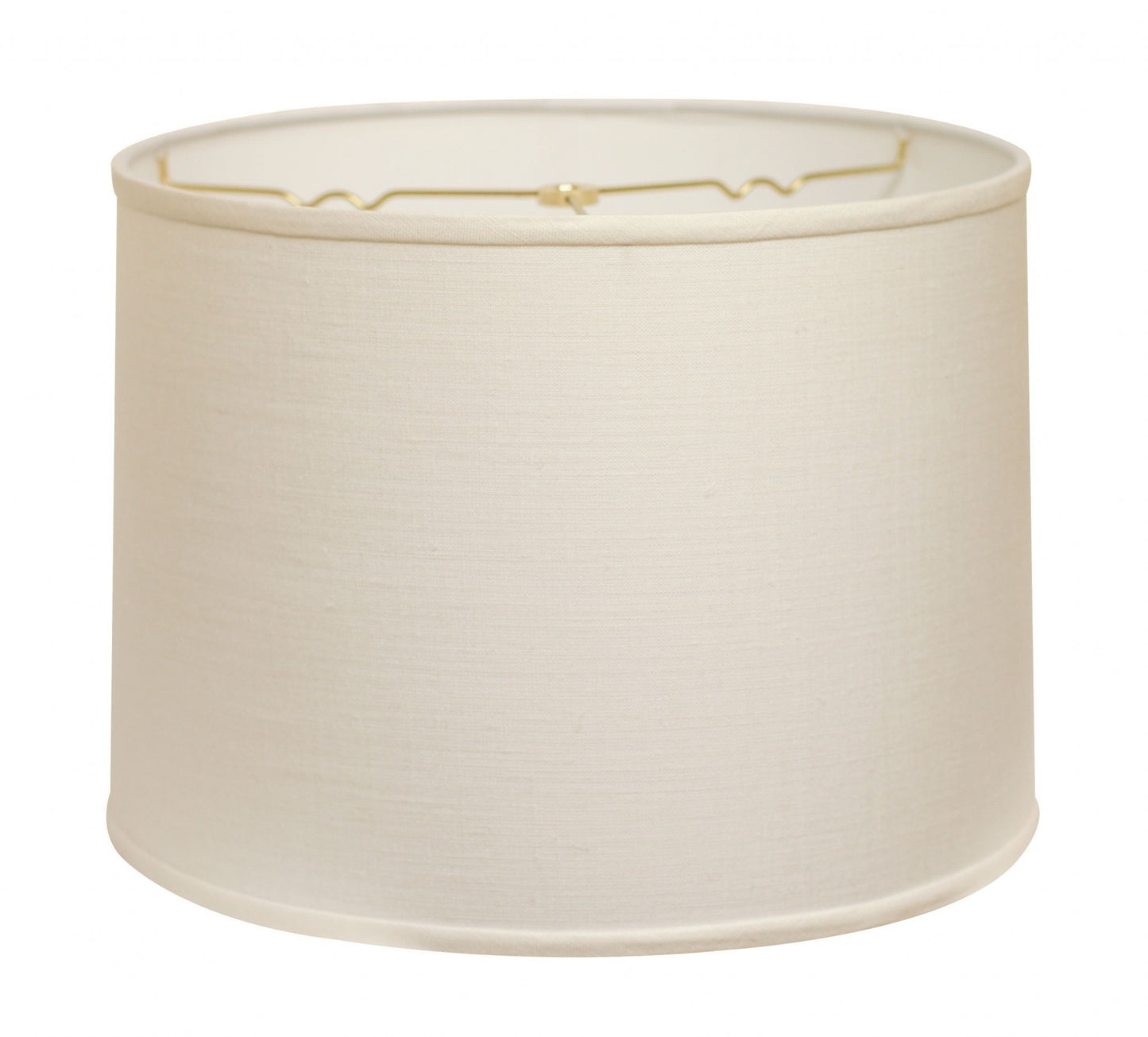 14" Parchment Biege Throwback Drum Linen Lampshade