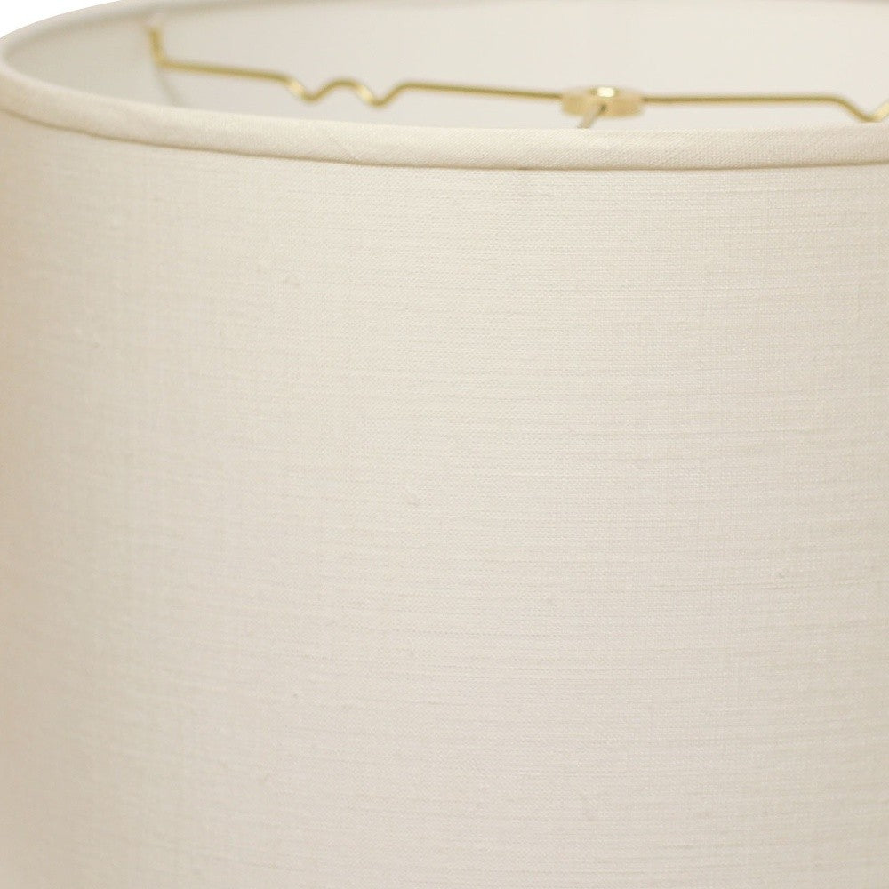 16" Dark Wheat Throwback Drum Linen Lampshade