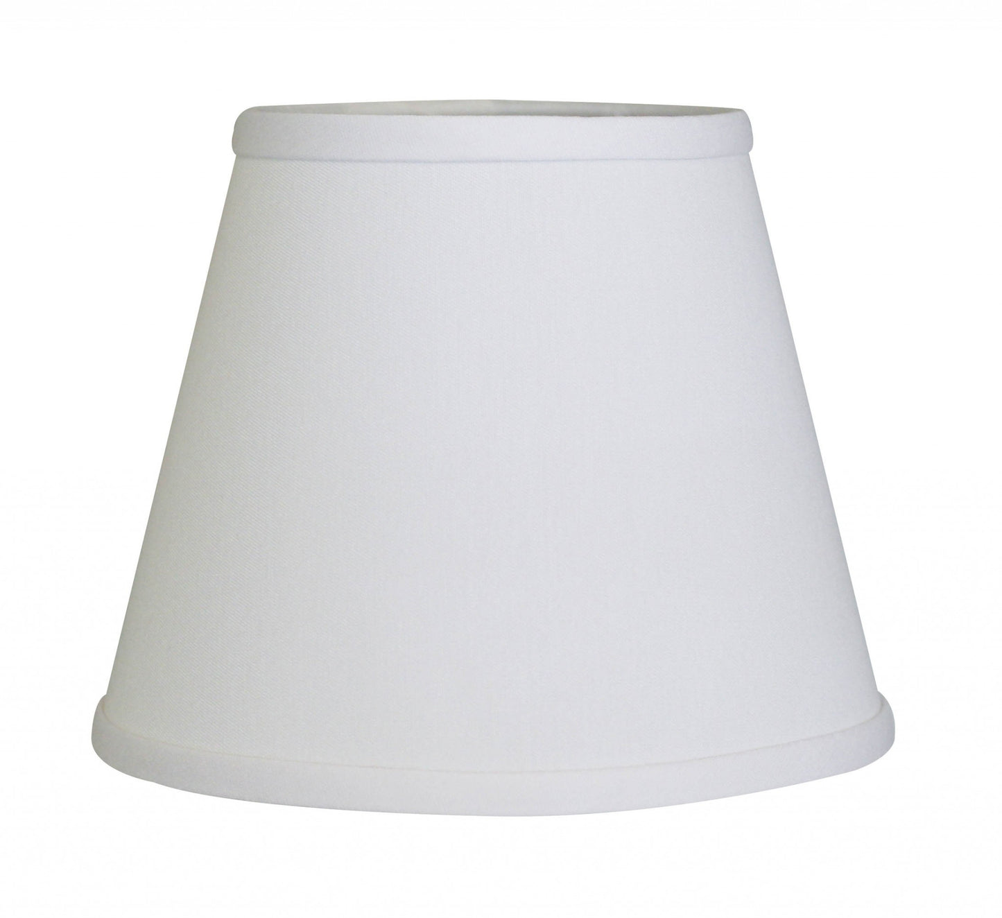 White No Slub Innsbruck Empire Lamp shade 8"W Bottom