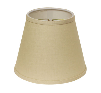 8" Parchment Biege Hardback Empire Linen Lampshade