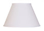 12" White Premium Empire Slanted No Slub Lampshade