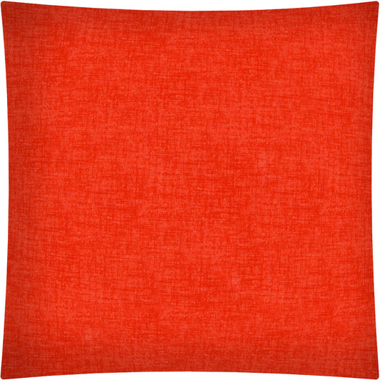 17" Dark Red Indoor Outdoor Throw Pillow Cover With Texture