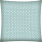 17" Seafoam Polka Dot Indoor Outdoor Throw Pillow Cover