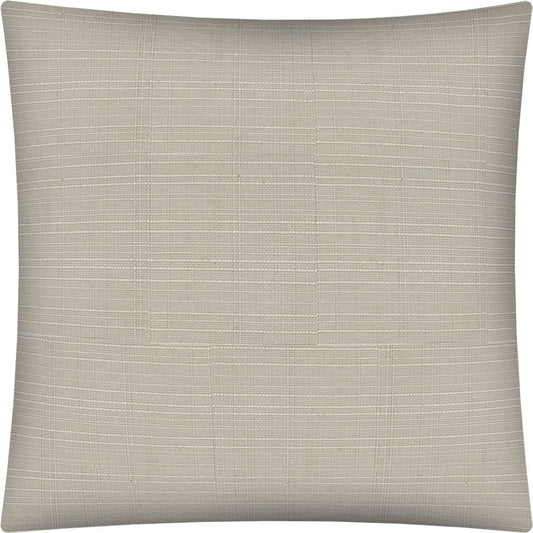 17" Tan Indoor Outdoor Throw Pillow Cover