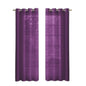 Set of Two 84"  Purple Solid Modern Window Panels