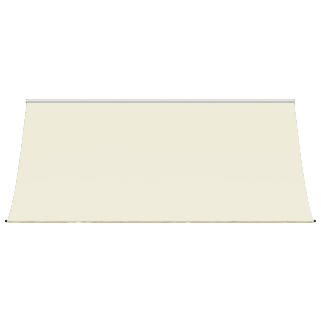 Retractable Awning Cream 118.1"x59.1" Fabric and Steel