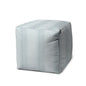 17" Blue Cube Indoor Outdoor Pouf Cover