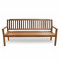 72" Teak Solid Wood Garden Bench