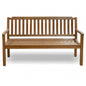 60" Teak Solid Wood Garden Bench