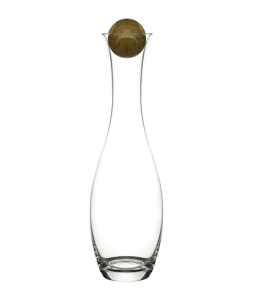 Thirty Two Ounce Clear Crystal Glass Wine Or Water Carafe