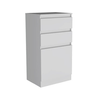 23" White Two Drawer Standard Chest