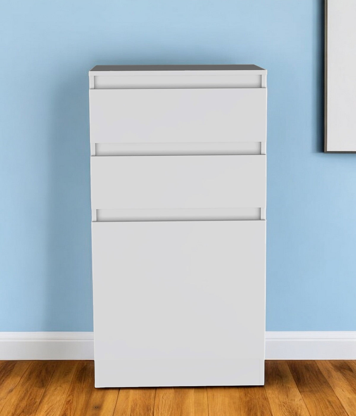 23" White Two Drawer Standard Chest