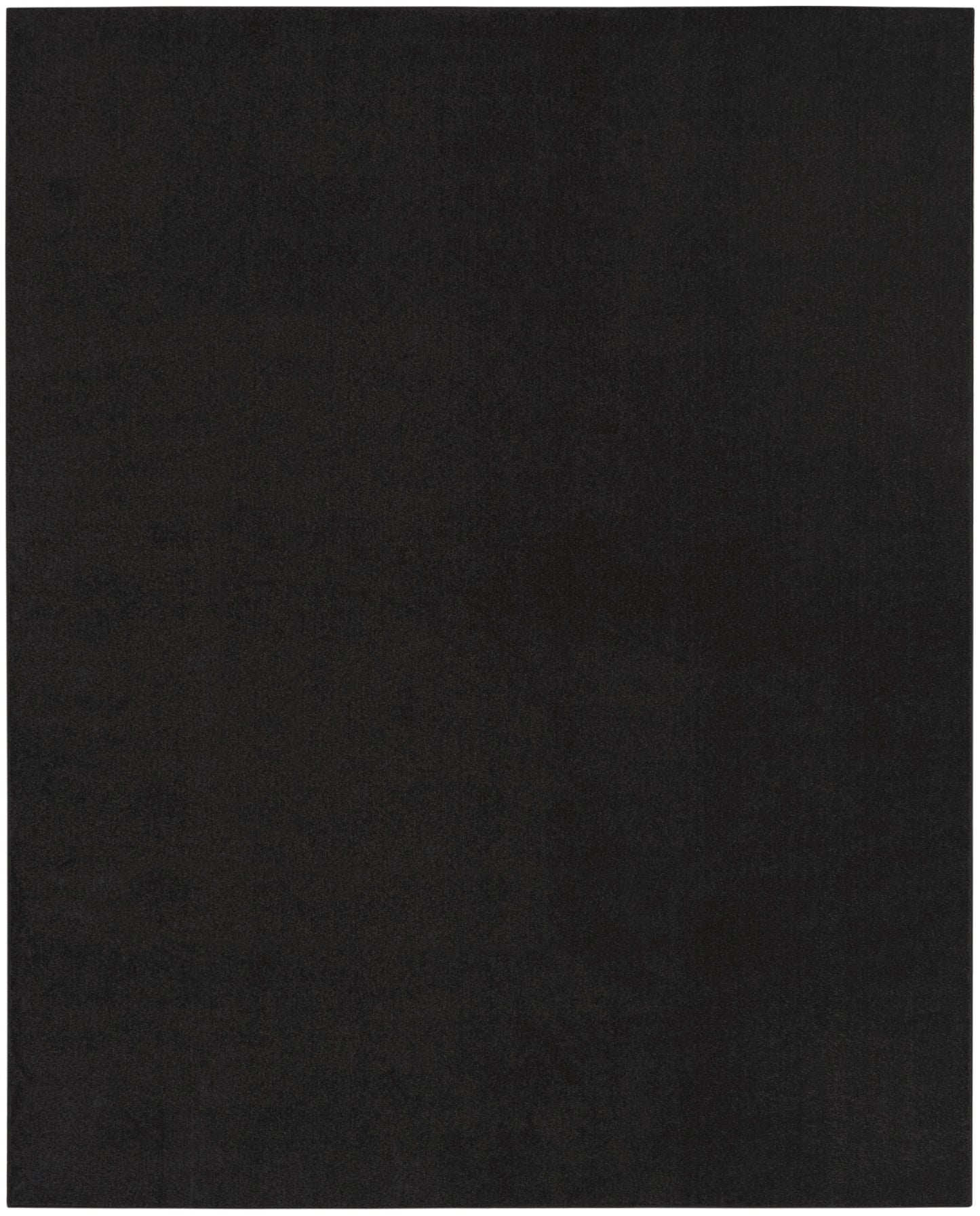 10' X 14' Black Stain Resistant Indoor Outdoor Area Rug