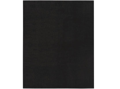 10' X 14' Black Stain Resistant Indoor Outdoor Area Rug