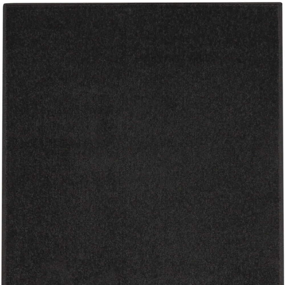 2' X 6' Black Non Skid Indoor Outdoor Runner Rug