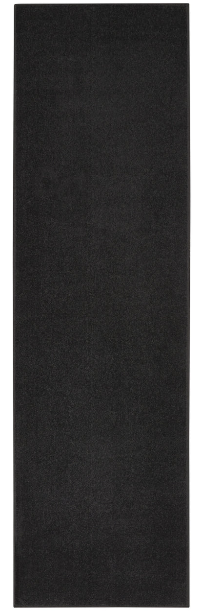 2' X 6' Black Non Skid Indoor Outdoor Runner Rug