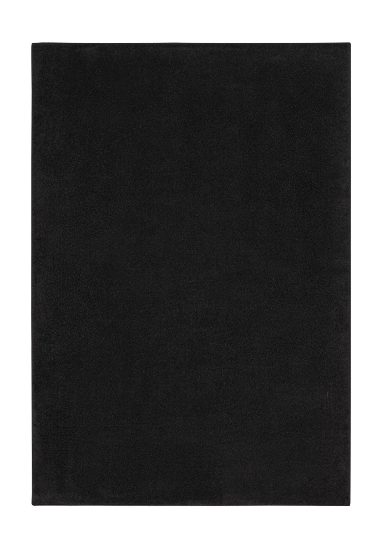 5' X 7' Black Stain Resistant Indoor Outdoor Area Rug