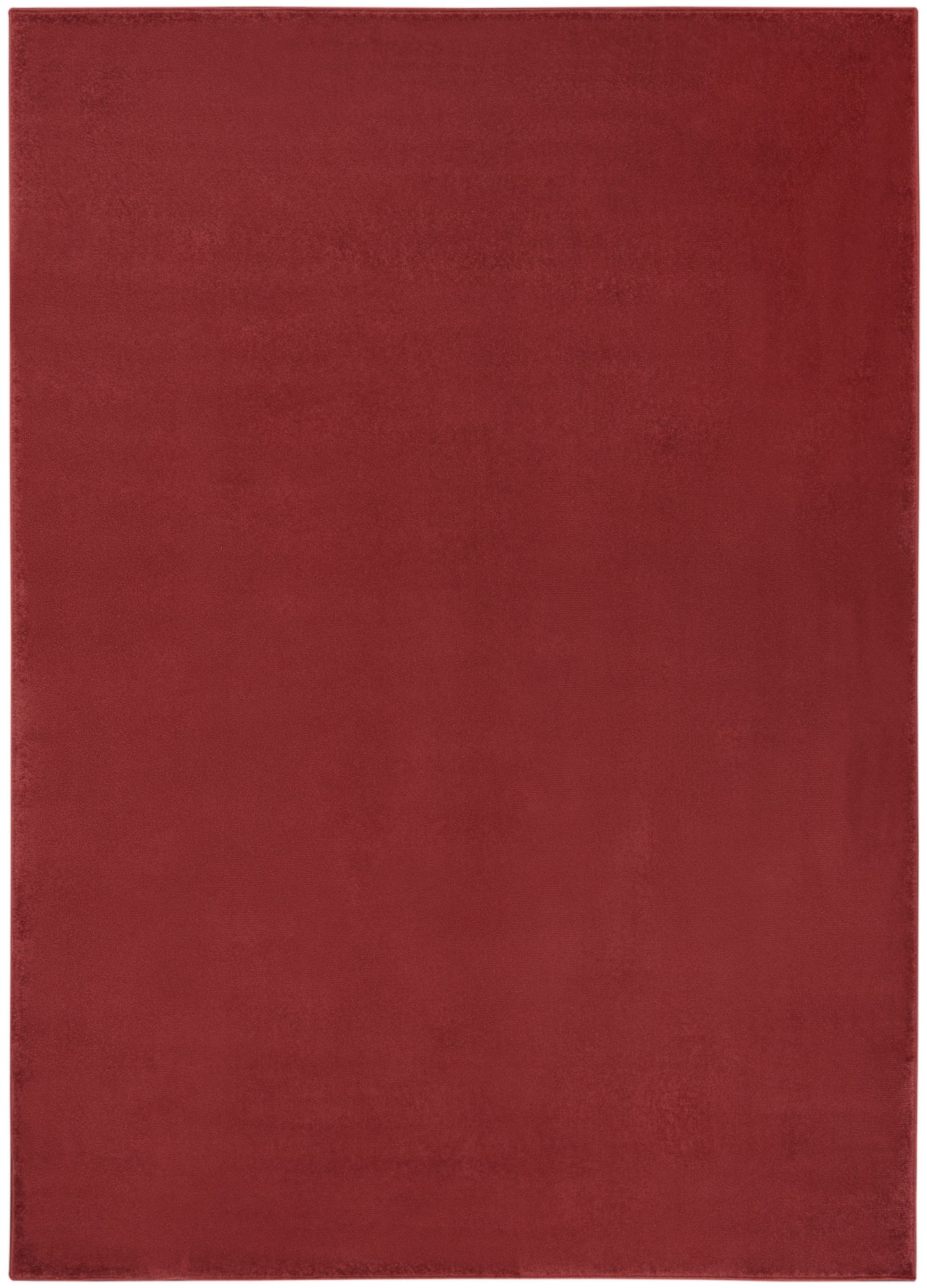 4' X 6' Brick Red Stain Resistant Indoor Outdoor Area Rug