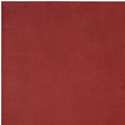 7' X 10' Brick Red Stain Resistant Indoor Outdoor Area Rug