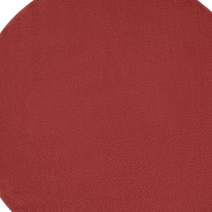 8' X 8' Brick Red Round Non Skid Indoor Outdoor Area Rug