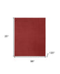 8' X 10' Brick Red Stain Resistant Indoor Outdoor Area Rug