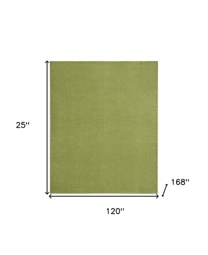 10' X 14' Green Non Skid Indoor Outdoor Area Rug