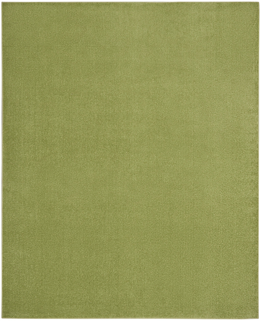 10' X 14' Green Non Skid Indoor Outdoor Area Rug