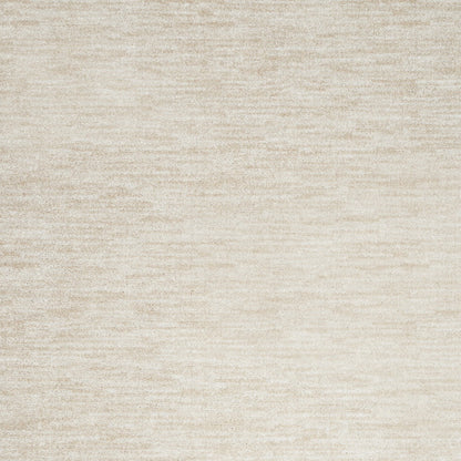 10' X 14' Ivory And Beige Non Skid Indoor Outdoor Area Rug