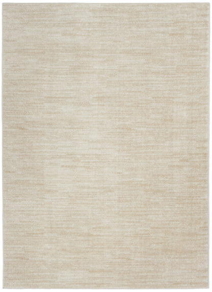 4' X 6' Ivory And Beige Non Skid Indoor Outdoor Area Rug