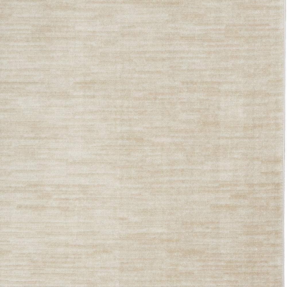 6' X 9' Ivory And Beige Non Skid Indoor Outdoor Area Rug