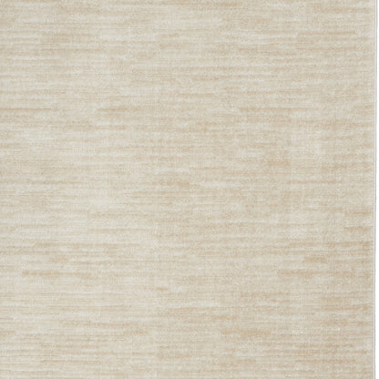 6' X 9' Ivory And Beige Non Skid Indoor Outdoor Area Rug