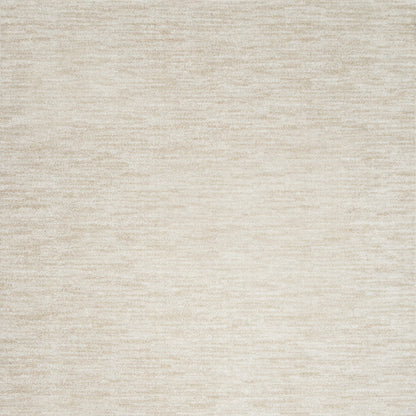 7' X 10' Ivory And Beige Non Skid Indoor Outdoor Area Rug